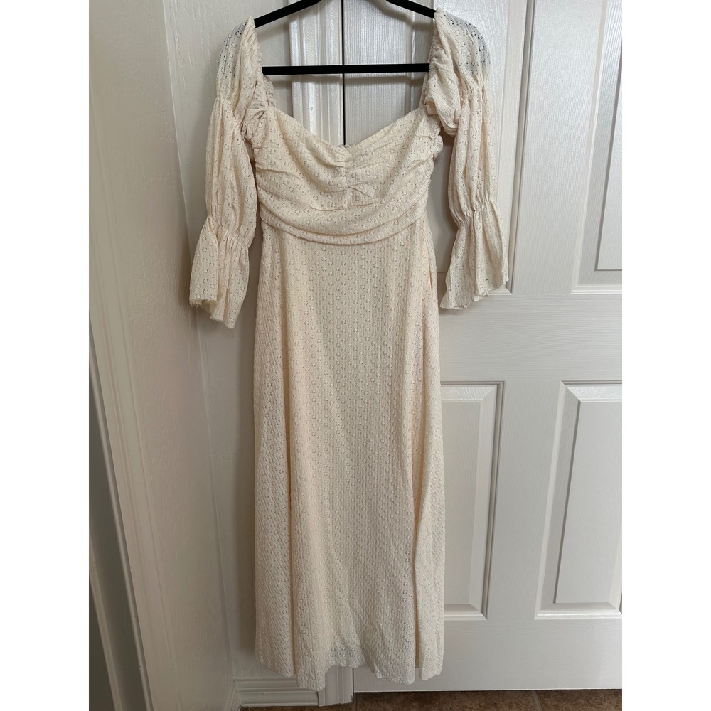 Worth Collective Corrine Maxi Dress in Light Butter Yellow - Size Small NWT - Picture 3 of 10